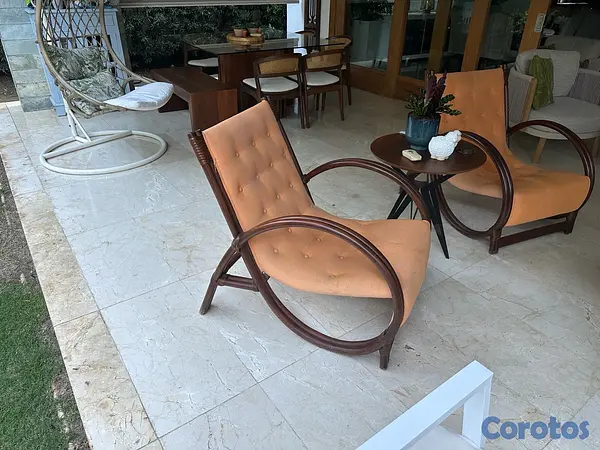 muebles y colchones - 2 sillas para terraza 4