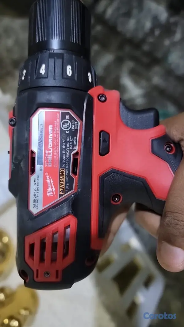 herramientas, jardines y exterior - ¡NUEVO!
Kit Taladro Milwaukee M12 - Original + cargador + batería + bulto.
 3