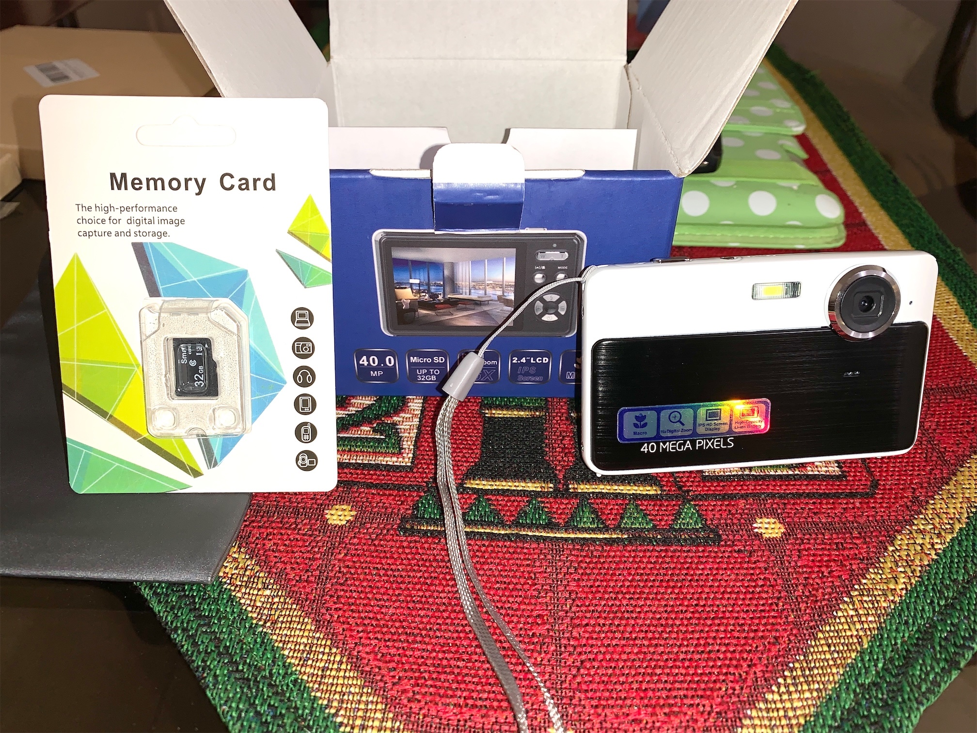 camaras y audio - CAMARA DIGITAL 40MP 1080P 16X RECARGABLE 0