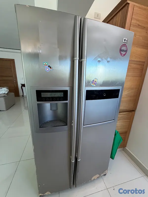 electrodomesticos - Nevera LG side to side con dispensador de agua y h 2