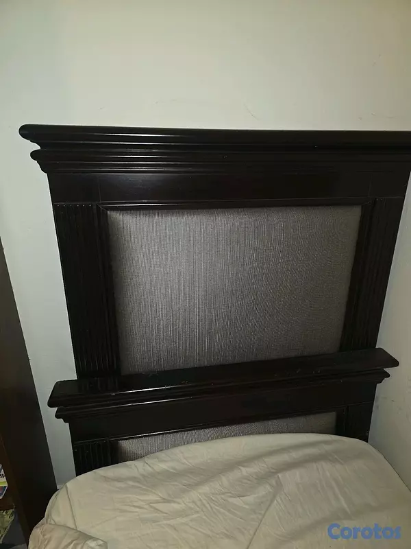 muebles y colchones - Base de cama twin + colchon 2