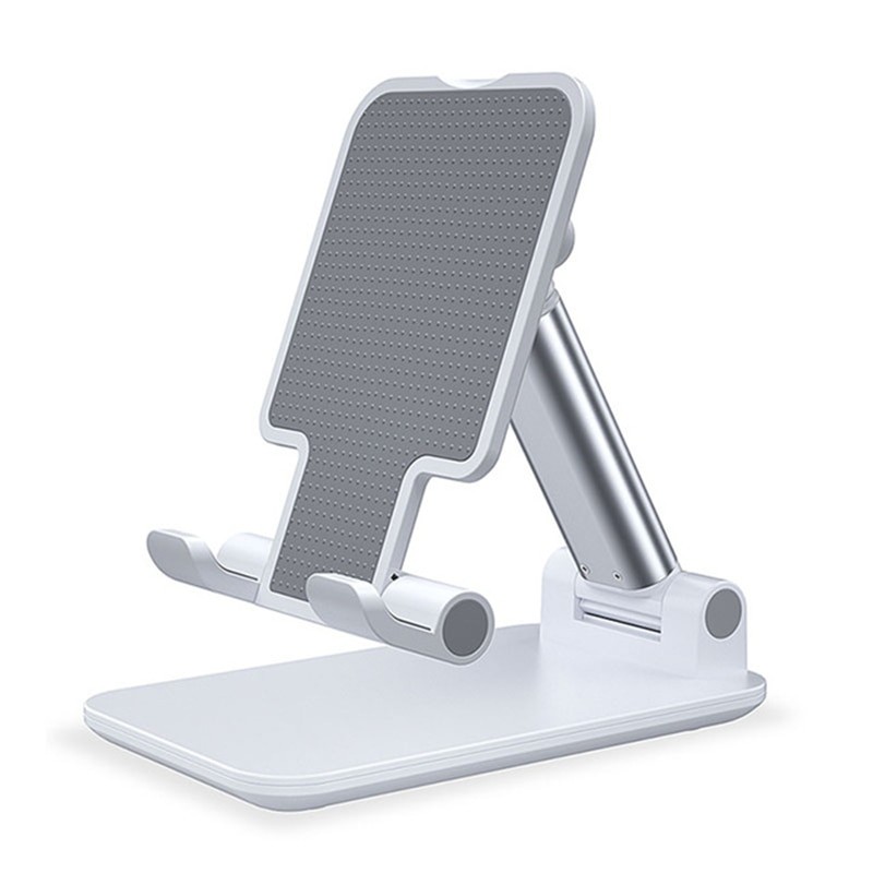 accesorios para electronica - Soporte de teléfono de metal ajustable y plegable para escritorio