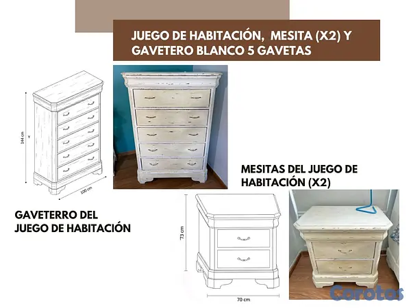 muebles y colchones - Juego de habitación completo  3