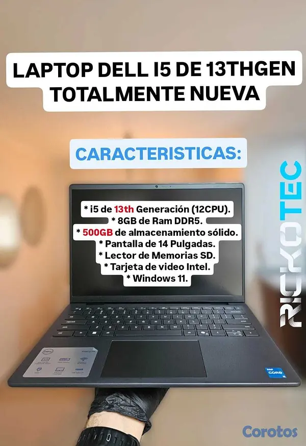 computadoras y laptops - LAPTOP DELL I5 13TH GEN NUEVESITA 2
