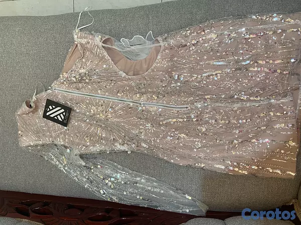 ropa para mujer - Hermoso vestido de lentejuelas  3