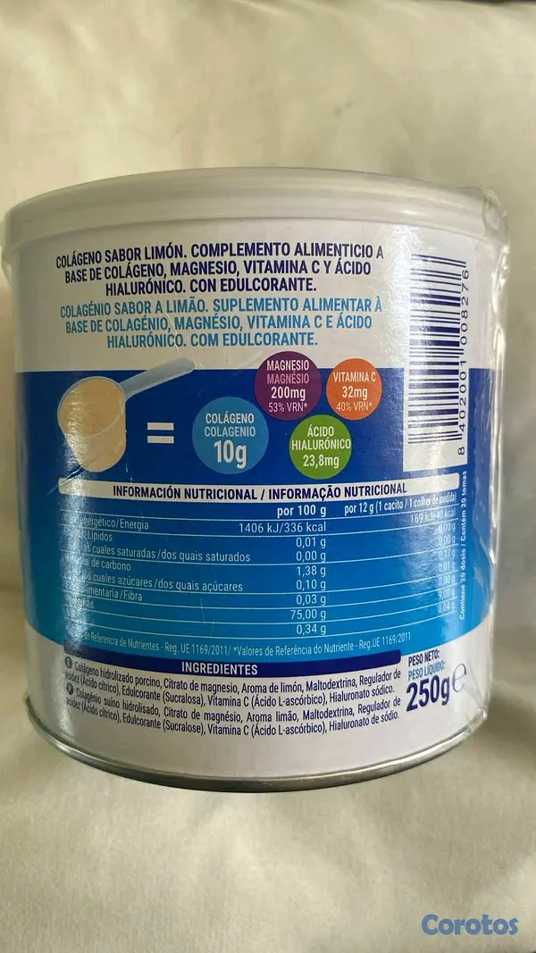 Salud y Equipamiento Médico - COLAGENOComplemento alimenticio suplemento alimentar. 2