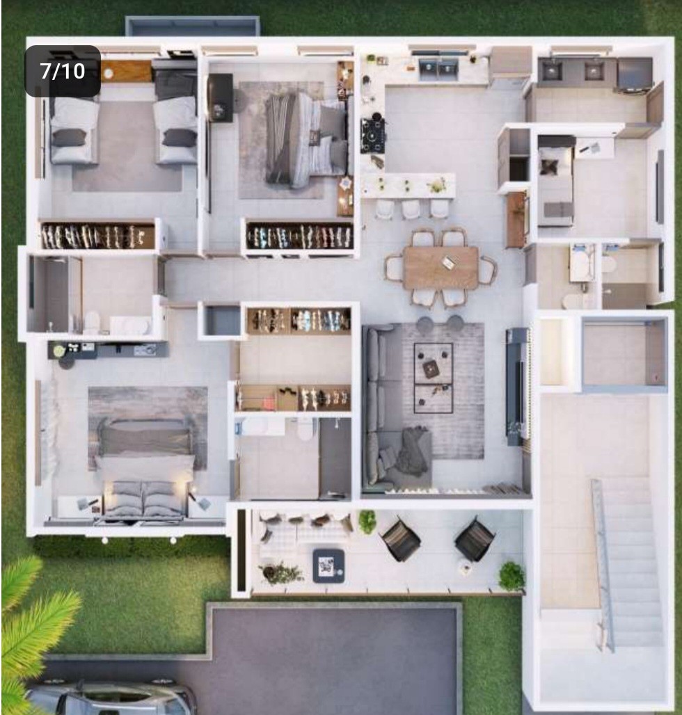 apartamentos - Apartamentos uno por nivel, Urb. Thomen, Santiago, bien grandotes, en planos 6