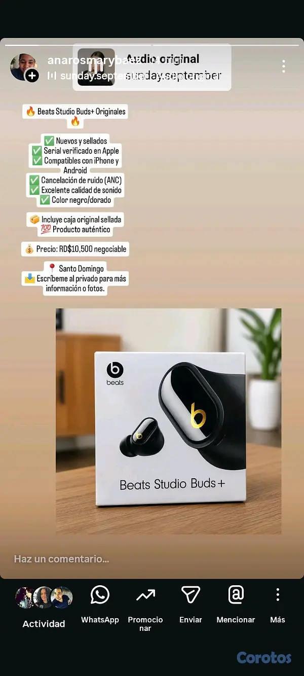 otros electronicos - 🔥 Beats Studio Buds+ Originales 🔥 2