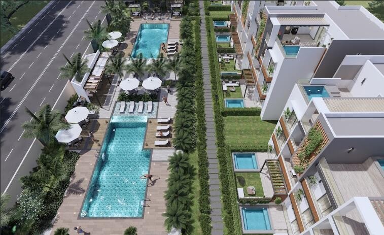 apartamentos - Proyecto en venta Punta Cana #24-320 un dormitorio, excelentes áreas sociales. 6