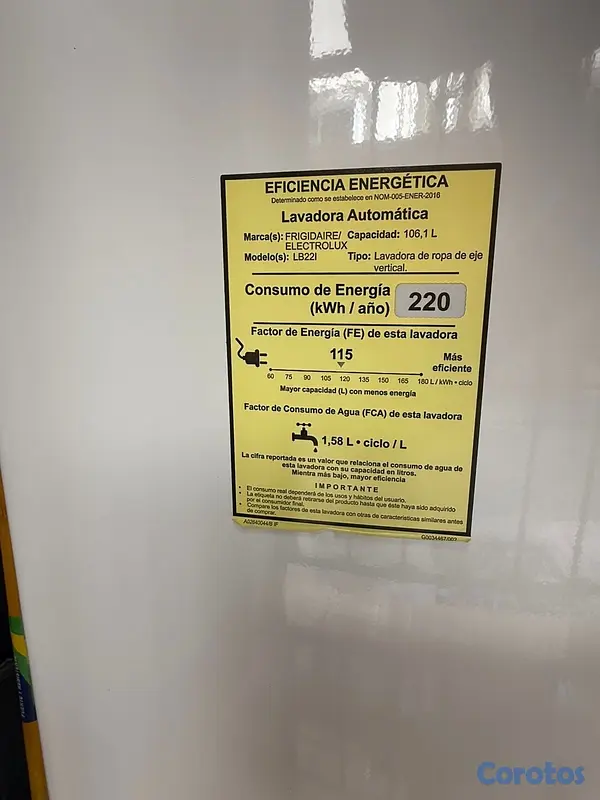 electrodomesticos - VENDO LAVADORA FRIGIDAIRE DE 22KG DE CAPACIDAD 3