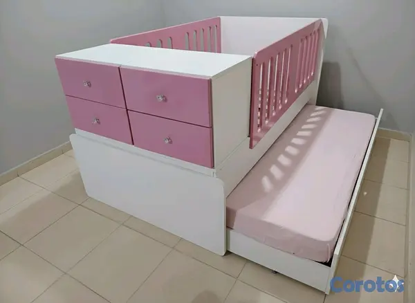 muebles y colchones - Cama cuna tamaño twin 39" 2