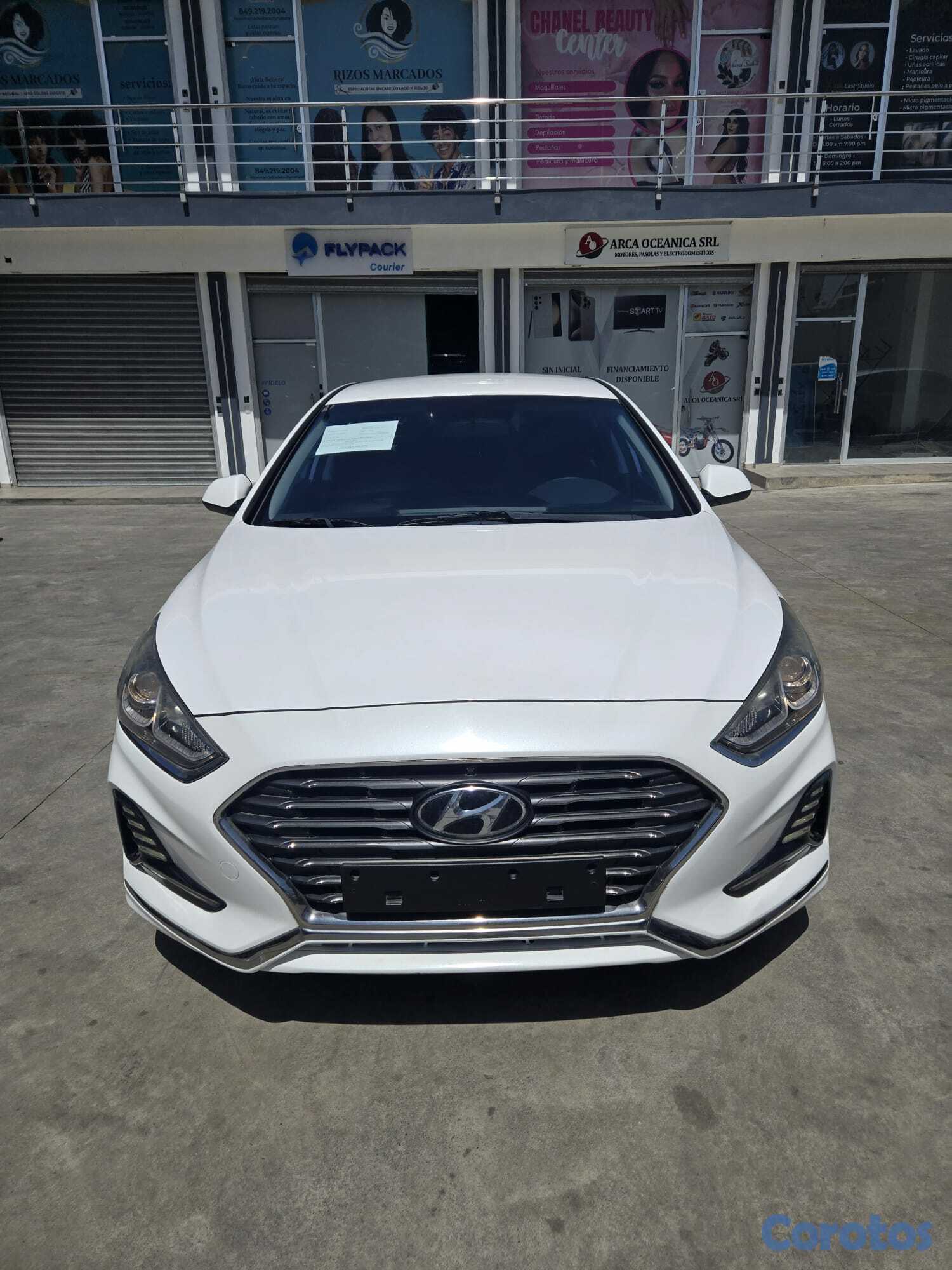 carros - HYUNDAI SONATA NEW RISE 2018 BLANCO GASOLINA 11