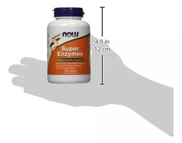 Salud y Equipamiento Médico - Ahora Super Enzimas, 180 Comprimidos. 4