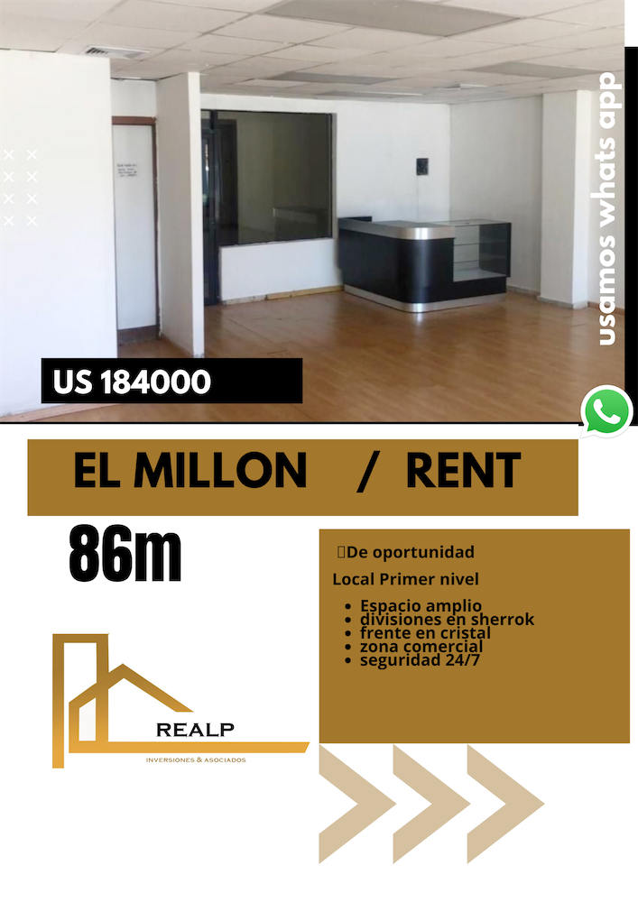 oficinas y locales comerciales - Local en venta Primer nivel 86m 0
