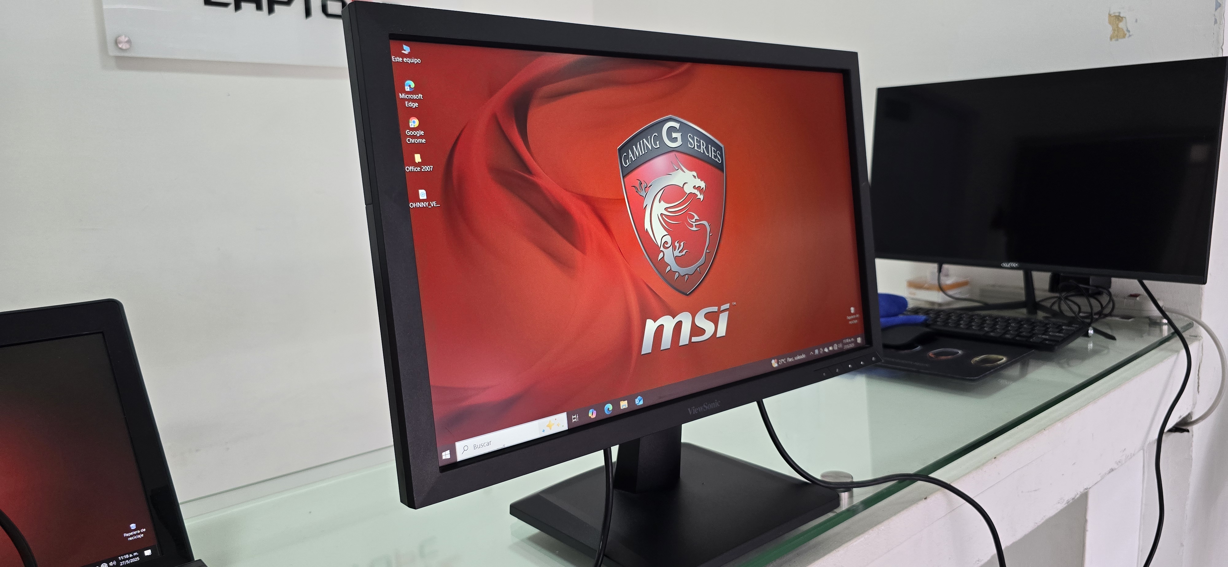 computadoras y laptops - Monitor ViewSonic 22 Pulgadas hdmi y Displayport  0