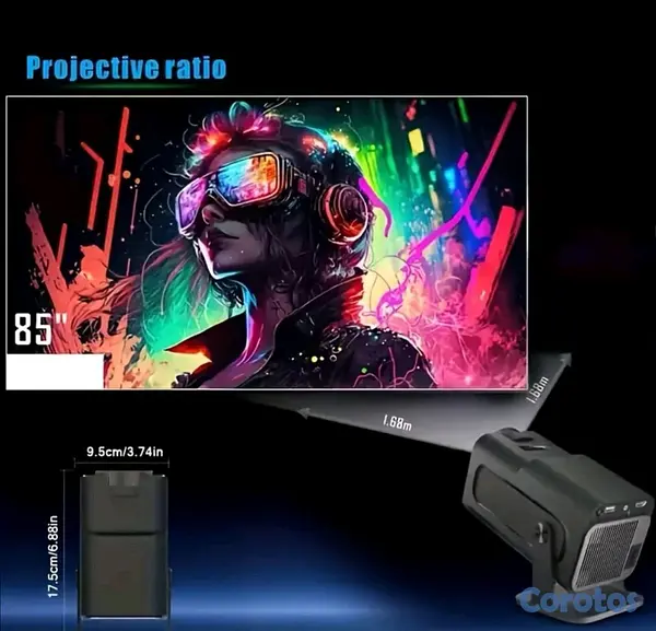 otros electronicos - Proyector Smart HY320 mini 2