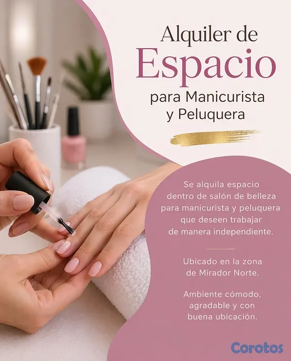 empleos disponibles - ✨ ¡Oportunidad en salón de belleza para peluquera y manicurista! ✨