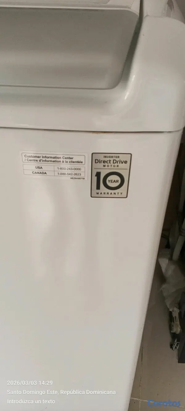 electrodomesticos - LAVADORA LG INVERTER  2