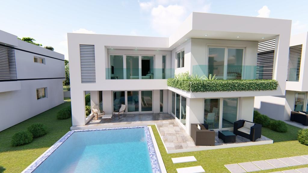 casas vacacionales y villas - Preciosa Villa con Piscina Privada en Las Terrenas  0