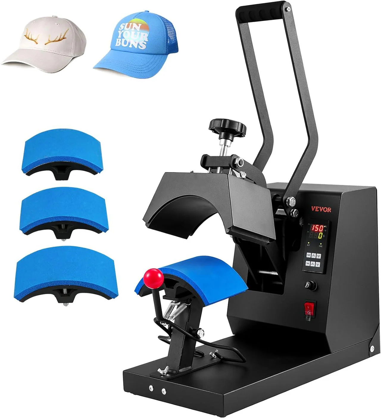otros electronicos - Máquina de sublimación para gorras 4 en 1 0