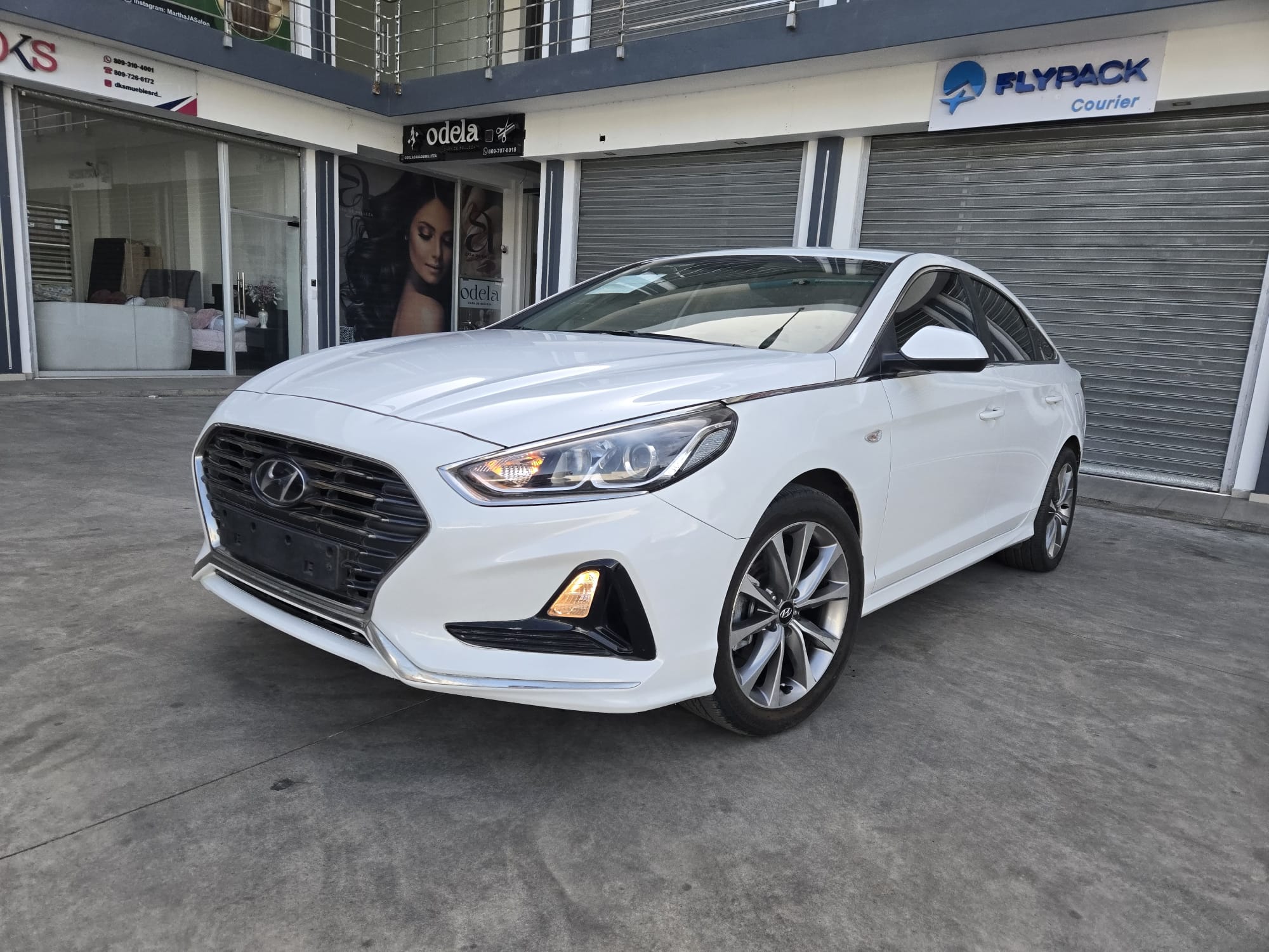 carros - HYUNDAI SONATA NEW RISE 2019 BLANCO 1