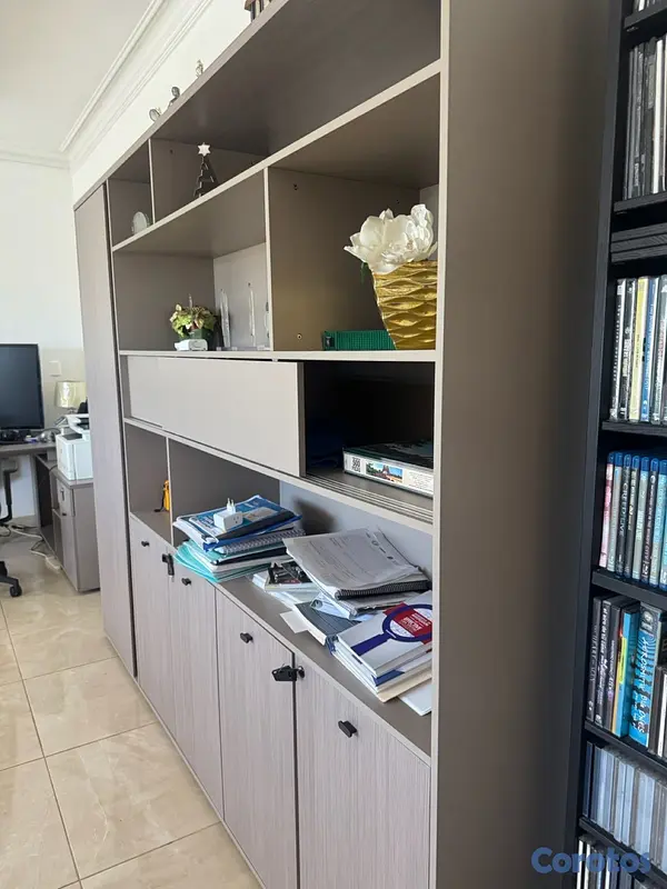 muebles y colchones - De oportunidad Estante  Ejecutivo y Escritorio tipo L para Oficina  6