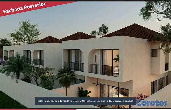 casas vacacionales y villas - venta de villas duplex tipo townhouse en punta cana República Dominicana  8