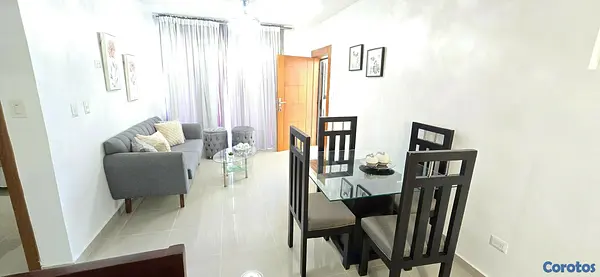 apartamentos - rento 2do piso amueblado dorado 1ro santiago  4