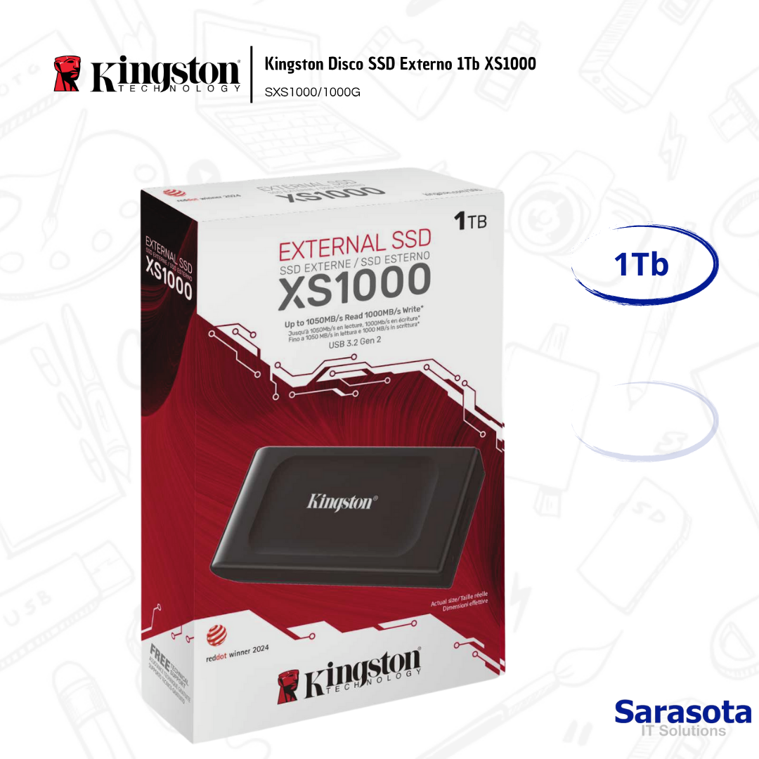 accesorios para electronica - Kingston Disco SSD Externo 1tb X51000  0