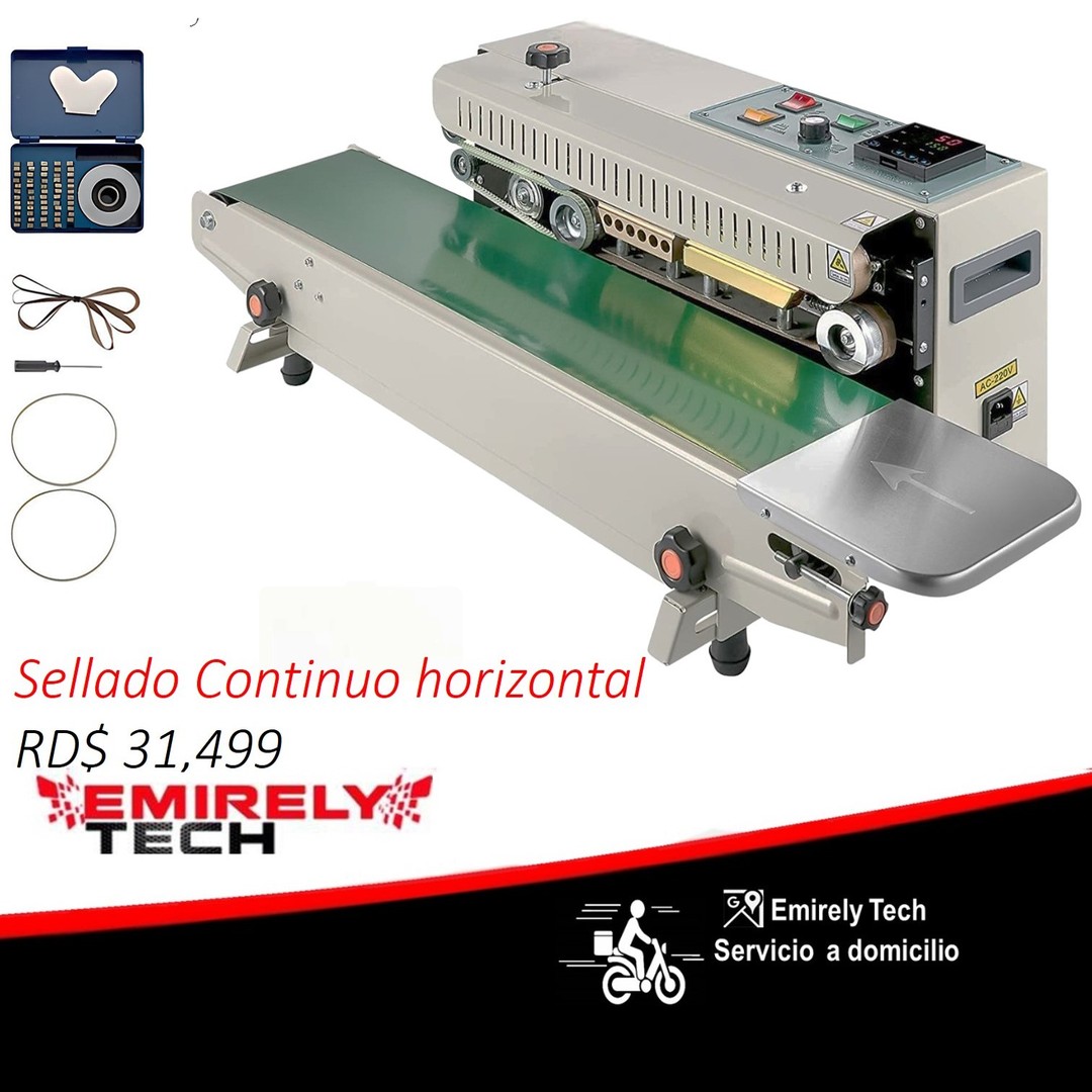 equipos profesionales - Maquina Selladora de Fundas industrial Envasadora horizontal Empacadora 0