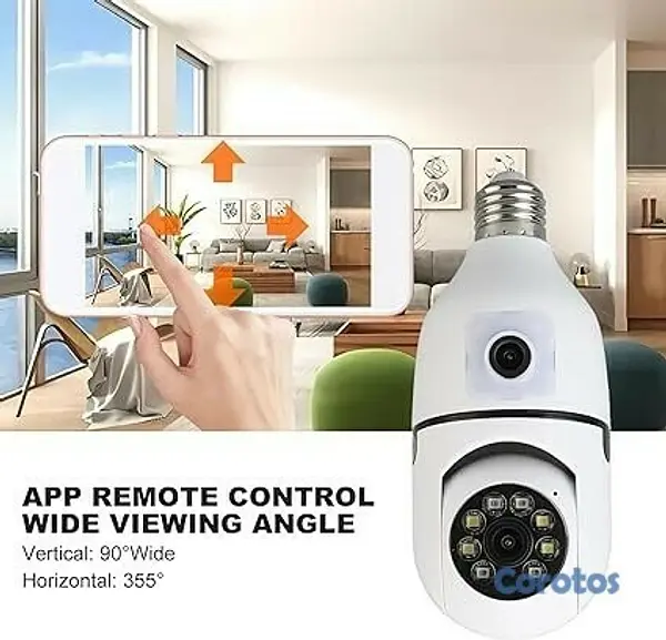 camaras y audio - CAMARA TIPO BOMBILLO DOBLE CAMARA V380 1