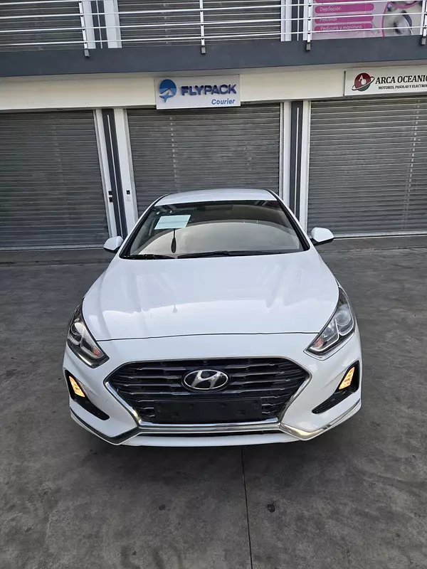 carros - HYUNDAI SONATA NEW RISE 2019 BLANCO 3