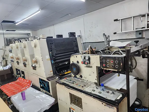 equipos profesionales - Maquina de imprenta impresión  offset akiyama Bestech 28 2