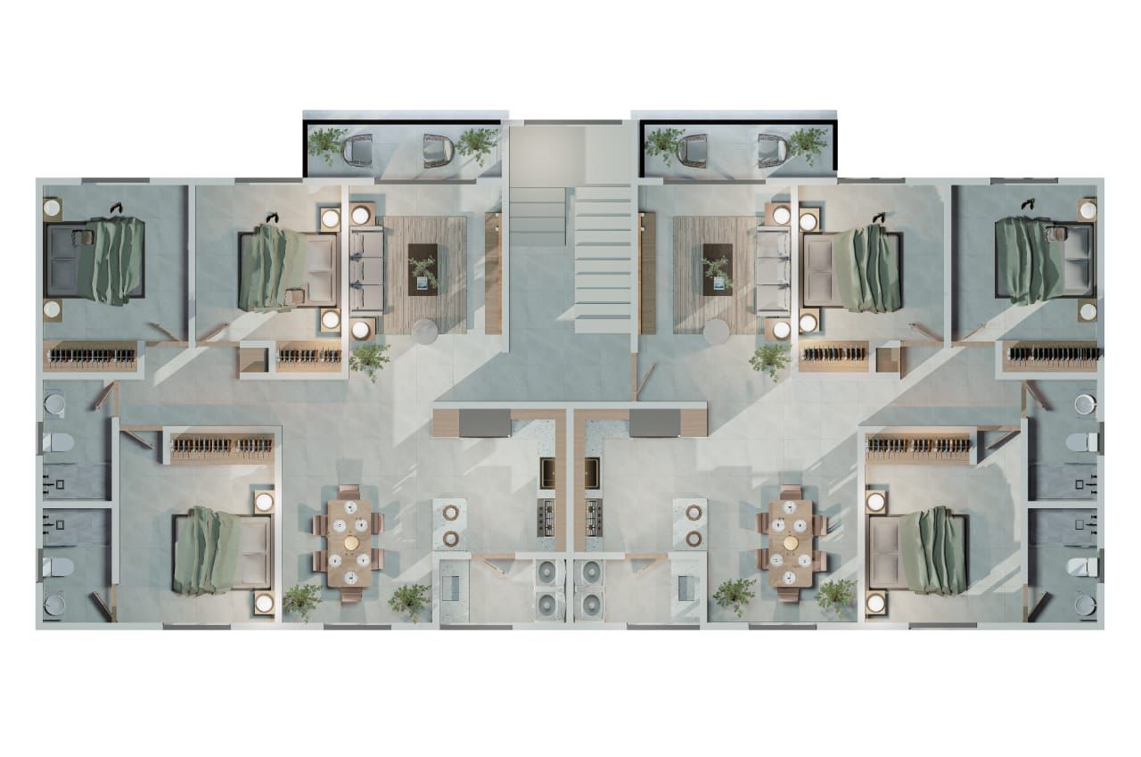 apartamentos - PROYECTO DE APART PRADO ORIENTAL 1436 4