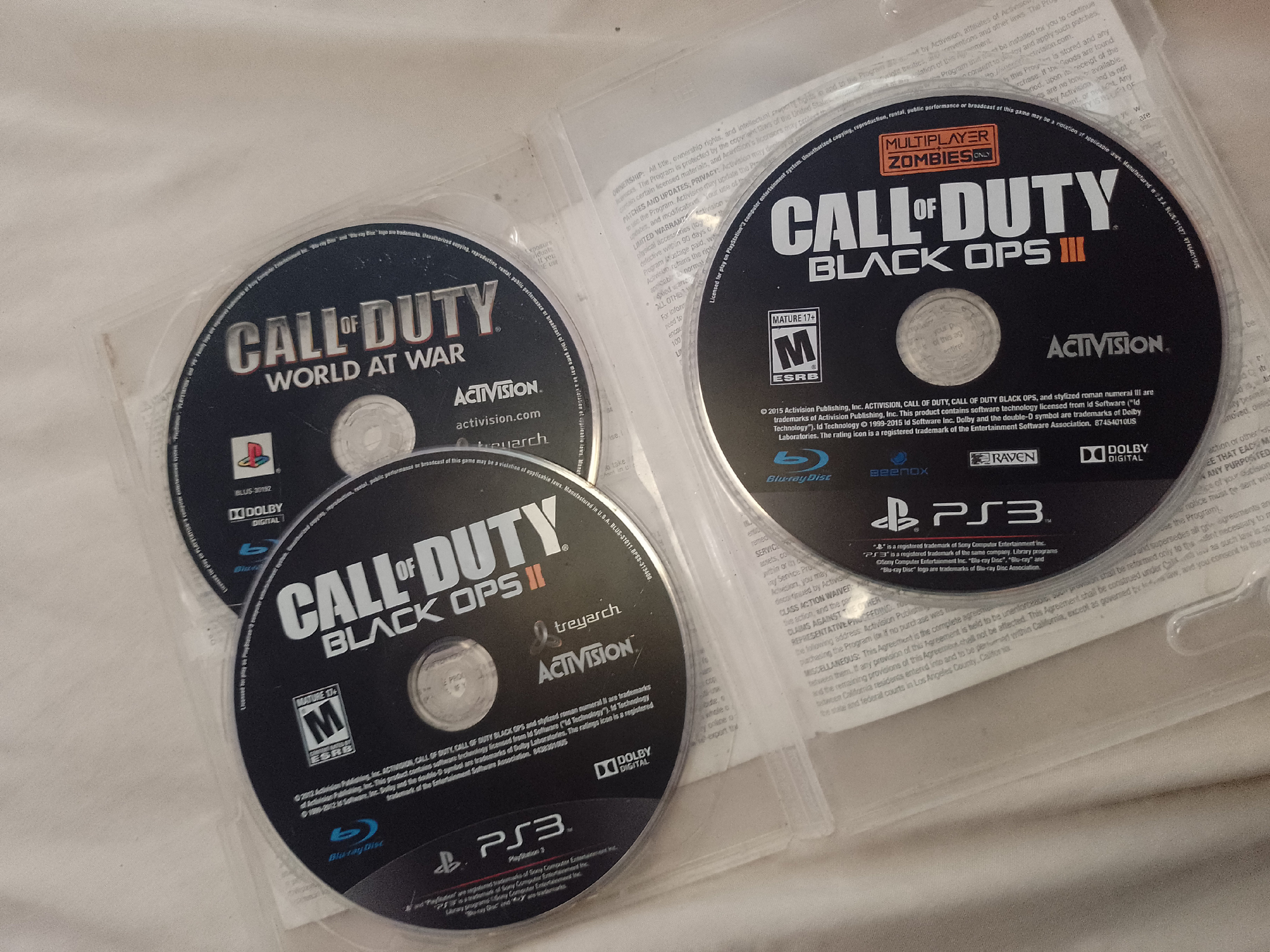 consolas y videojuegos - call of Duty para play 3 1