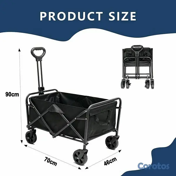 tours y viajes - 🏖️ CARRITO DE PLAYA PLEGABLE 3