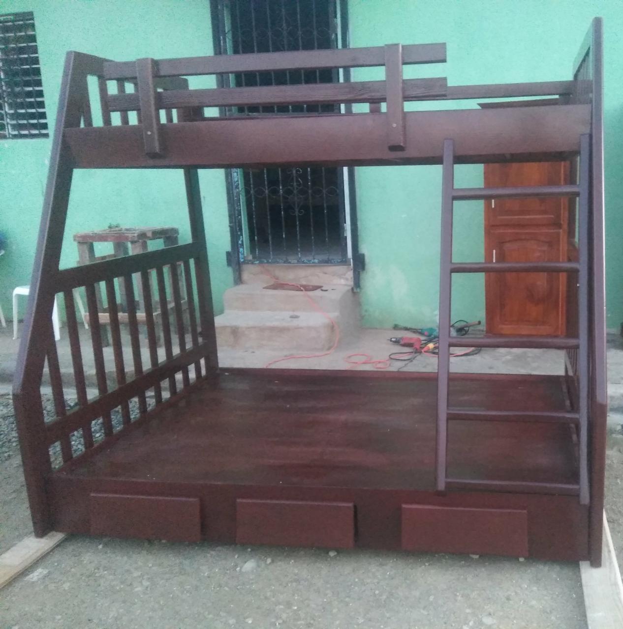 muebles y colchones - Camarote en madera Queen  0