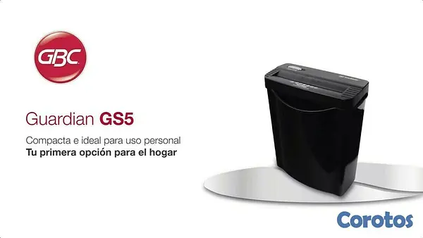 impresoras y scanners - TRICTURADORA GBC GS5, TRITURA 5 HOJAS A LA VEZ	 3