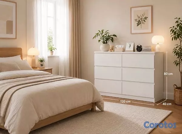 muebles y colchones - Gavetero de 6 gavetas 
 3