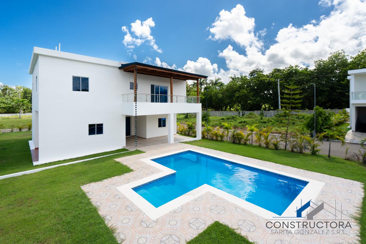 casas vacacionales y villas - CASA MODERNA Y AMPLIA CON PISCINA 4HAB 4BAÑ   1