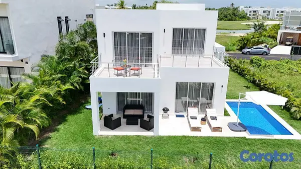 casas vacacionales y villas - Vendo villa en el residencial Sunrise, La Romana 2