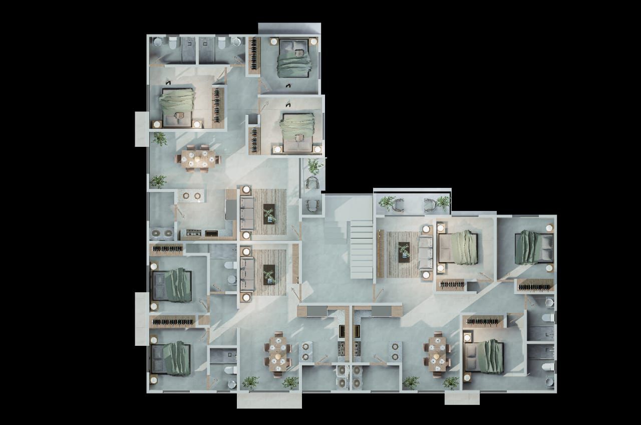 apartamentos - PROYECTO DE APART PRADO ORIENTAL 1436 5