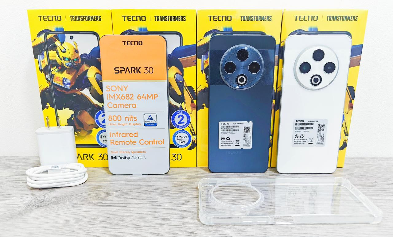 celulares y tabletas - TECNO SPARK 30 256GB 16GB RAM NUEVOS
 0