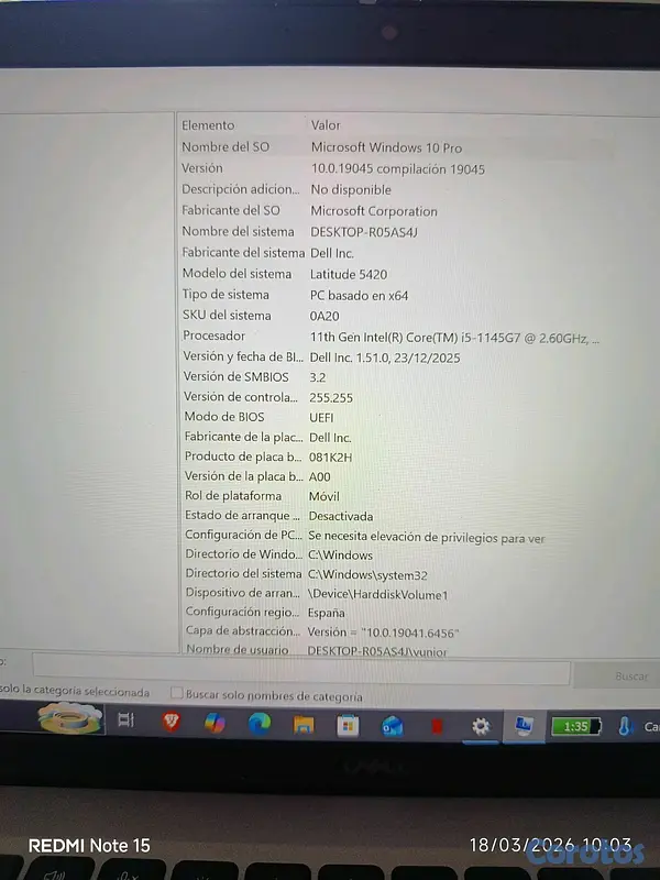 computadoras y laptops - 🔥 Lapto dell Latitude 5420 | i5 11va Gen | 16GB RAM | ¡Corre GTA V! 🔥 8