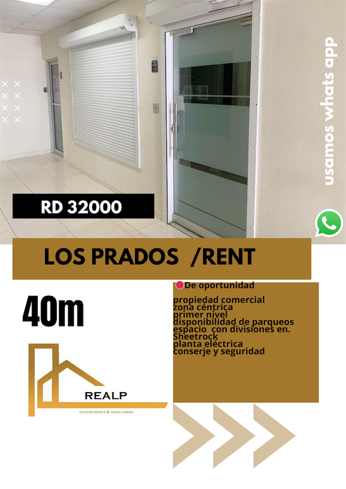 oficinas y locales comerciales - Local en primer nivel prados  0