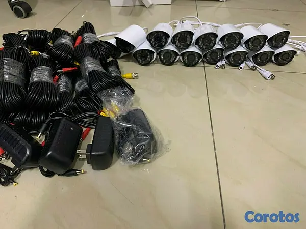 camaras y audio - KIT de 16 Cámaras de seguridad + DVR + Cables + Mouse CCTV
 5
