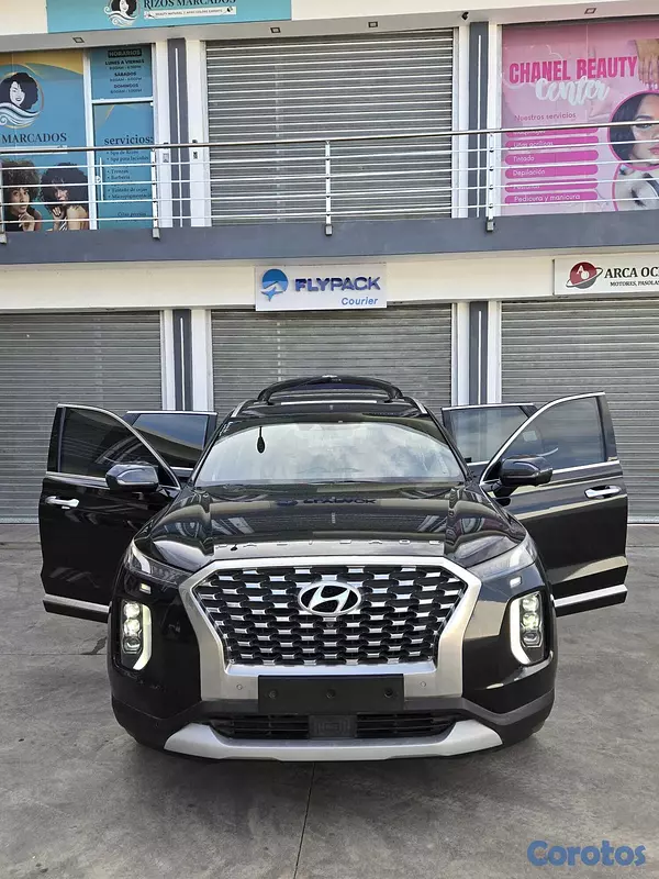 jeepetas y camionetas - HYUNDAI PALISADE 2019 NEGRO GASOLINA 8