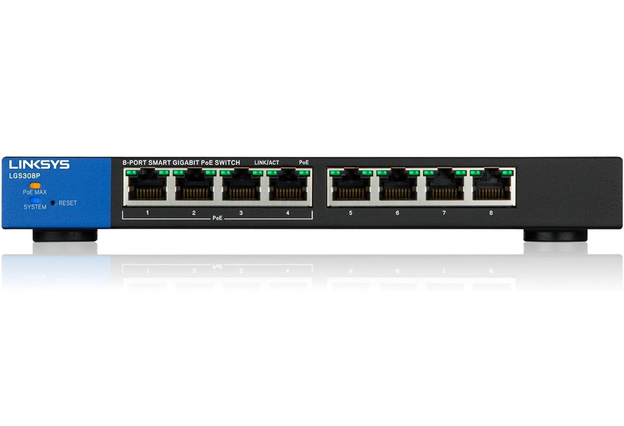 otros electronicos - Switch Profesional 8 Puertos Linksys LGS308P 1